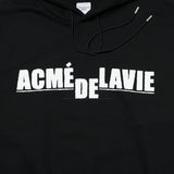 アクメドラビ(acme' de la vie)   WHITE FULL LOGO HOODIE BLACK