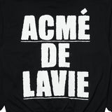 アクメドラビ(acme' de la vie)   WHITE FULL LOGO HOODIE BLACK