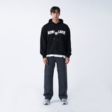 アクメドラビ(acme' de la vie)   WHITE FULL LOGO HOODIE BLACK
