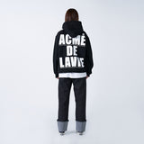 アクメドラビ(acme' de la vie)   WHITE FULL LOGO HOODIE BLACK