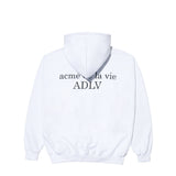 アクメドラビ(acme' de la vie)  ADLV BABY FACE HOODIE WHITE PUPPY AND BOY