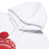 アクメドラビ(acme' de la vie) ADLV BABY FACE HOODIE WHITE RED KNITTING HAT