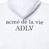 アクメドラビ(acme' de la vie) ADLV BABY FACE HOODIE WHITE RED KNITTING HAT