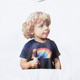 アクメドラビ(acme' de la vie) ADLV BABY FACE HOODIE RAINBOW T-SHIRT