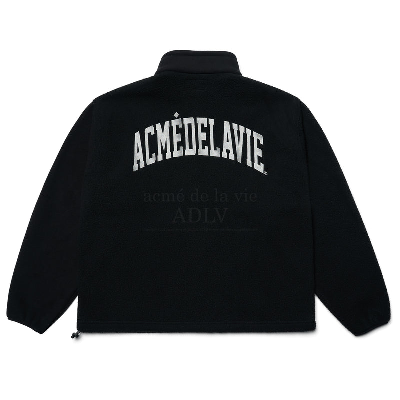 アクメドラビ(acme' de la vie) ADLV OLD SCHOOL EMBROIDERY FLEECE SET-UP JACKET BLACK