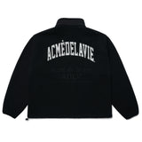 アクメドラビ(acme' de la vie) ADLV OLD SCHOOL EMBROIDERY FLEECE SET-UP JACKET BLACK