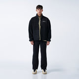 アクメドラビ(acme' de la vie) ADLV OLD SCHOOL EMBROIDERY FLEECE SET-UP JACKET BLACK