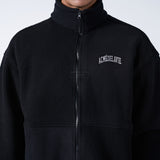 アクメドラビ(acme' de la vie) ADLV OLD SCHOOL EMBROIDERY FLEECE SET-UP JACKET BLACK