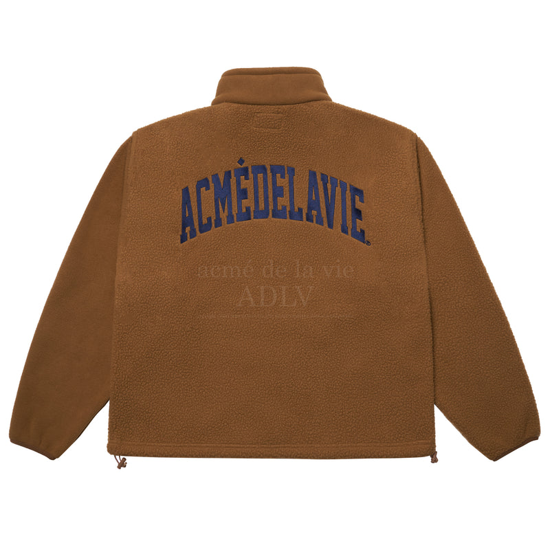 アクメドラビ(acme' de la vie) ADLV OLD SCHOOL EMBROIDERY FLEECE SET-UP JACKET BROWN