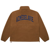 アクメドラビ(acme' de la vie) ADLV OLD SCHOOL EMBROIDERY FLEECE SET-UP JACKET BROWN