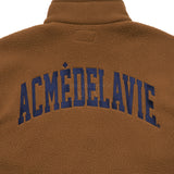 アクメドラビ(acme' de la vie) ADLV OLD SCHOOL EMBROIDERY FLEECE SET-UP JACKET BROWN
