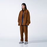 アクメドラビ(acme' de la vie) ADLV OLD SCHOOL EMBROIDERY FLEECE SET-UP JACKET BROWN