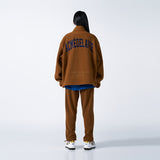 アクメドラビ(acme' de la vie) ADLV OLD SCHOOL EMBROIDERY FLEECE SET-UP PANTS BROWN