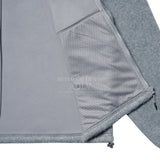 アクメドラビ(acme' de la vie) ADLV OLD SCHOOL EMBROIDERY FLEECE SET-UP JACKET GRAY