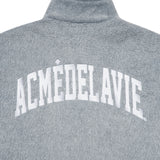 アクメドラビ(acme' de la vie) ADLV OLD SCHOOL EMBROIDERY FLEECE SET-UP JACKET GRAY
