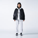 アクメドラビ(acme' de la vie) ESSENTIAL LOGO HOODIE MELANGE