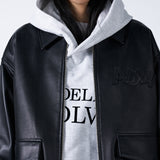 アクメドラビ(acme' de la vie) ESSENTIAL LOGO HOODIE MELANGE