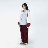 アクメドラビ(acme' de la vie) MULTI-COLOR WOVEN SHELL PARKA JACKET SKYBLUE