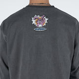 アクメドラビ(acme' de la vie) PINK RABBIT LONG SLEEVE T-SHIRT WASHING CHARCOAL
