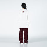 アクメドラビ(acme' de la vie)  PINK RABBIT LONG SLEEVE T-SHIRT WASHING WHITE