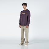 アクメドラビ(acme' de la vie)   TELEPHONE LONG SLEEVE T-SHIRT PURPLE