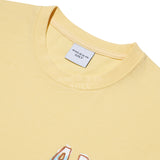 アクメドラビ(acme' de la vie)   CRAYON LOGO LONG SLEEVE T-SHIRT LIGHT YELLOW
