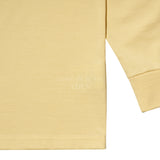 アクメドラビ(acme' de la vie)   CRAYON LOGO LONG SLEEVE T-SHIRT LIGHT YELLOW