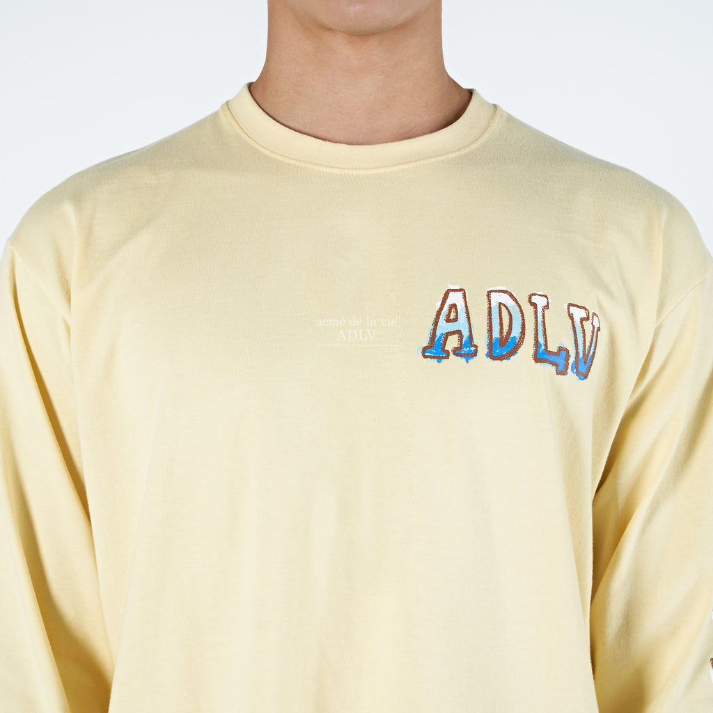 ★人気★【acme'delavie】★CRAYON LOGO LONG SLEEVE T-SHIR.T★ ☆人気☆【acme'delavie】☆CRAYON LOGO LONG SLEEVE T-SHIR.T