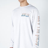 アクメドラビ(acme' de la vie)   CRAYON LOGO LONG SLEEVE T-SHIRT MELANGE