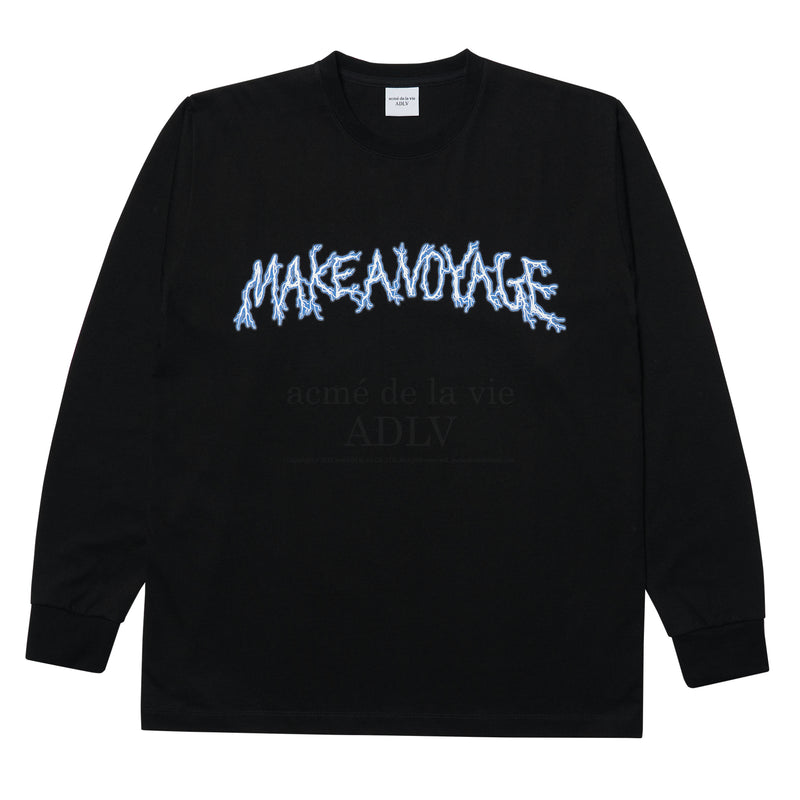 アクメドラビ(acme' de la vie)  SAILING LONG SLEEVE T-SHIRT BLACK