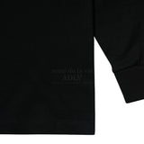 アクメドラビ(acme' de la vie)  SMOKE LOGO LONG SLEEVE T-SHIRT BLACK