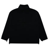 アクメドラビ(acme' de la vie) ADLV WAPPEN LOGO FLEECE HALF ZIP-UP BLACK