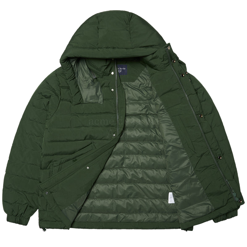 アクメドラビ(acme' de la vie) LIGHT HOOD DUCK DOWN JACKET GREEN