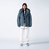 アクメドラビ(acme' de la vie) LIGHT HOOD DUCK DOWN JACKET INDIGO BLUE