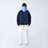アクメドラビ(acme' de la vie) SPACEMAN TEDDY BEAR REFLECTOR HOODIE SKYBLUE