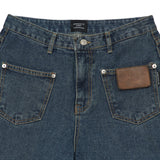 アクメドラビ(acme' de la vie) 4 POCKET DENIM PANTS BLUE