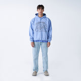 アクメドラビ(acme' de la vie) SPACEMAN TEDDY BEAR REFLECTOR HOODIE SKYBLUE