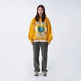 アクメドラビ(acme' de la vie) ANGEL GLOBE HOODIE MUSTARD