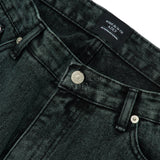 アクメドラビ(acme' de la vie) ACID DYED DENIM PANTS GREEN