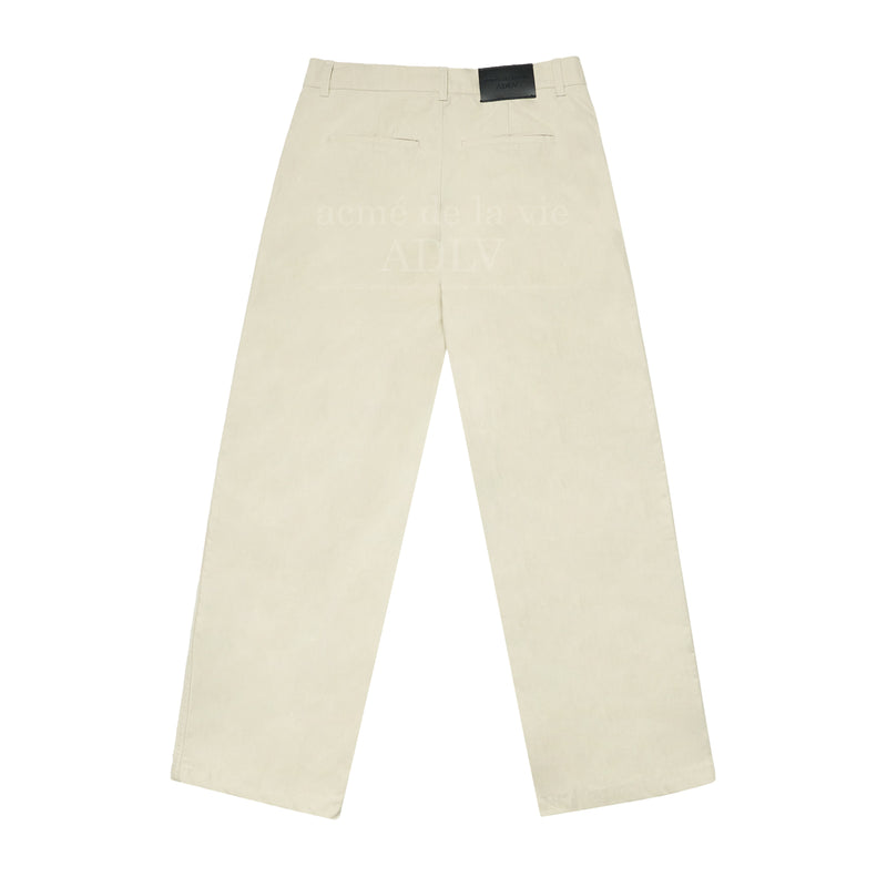 アクメドラビ(acme' de la vie) FRONT POCKET COTTON PANTS BEIGE