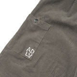 アクメドラビ(acme' de la vie) SIDE POCKET CORDUROY BANDING PANTS BROWN GRAY