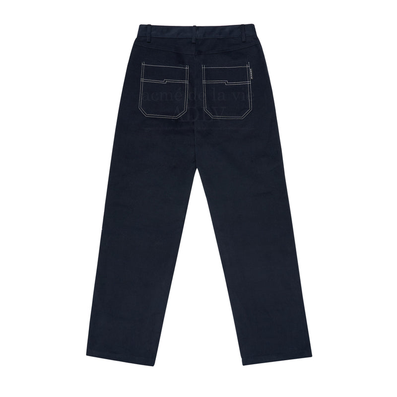 アクメドラビ(acme' de la vie) STITCH PATCHWORK COTTON PANTS NAVY