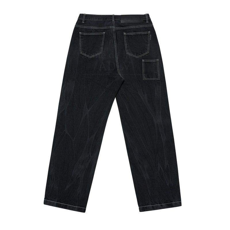 アクメドラビ(acme' de la vie) WRINKLE WASHING DENIM PANTS BLACK
