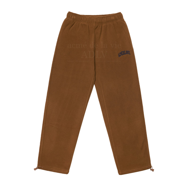 アクメドラビ(acme' de la vie) ADLV OLD SCHOOL EMBROIDERY FLEECE SET-UP PANTS BROWN