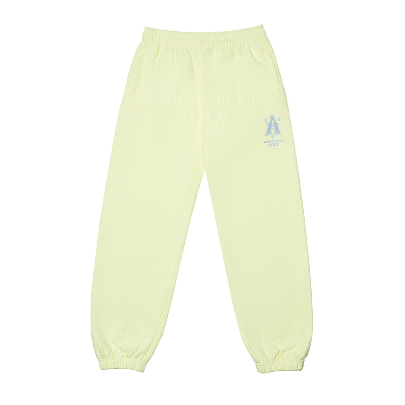 アクメドラビ(acme' de la vie) AV COLOR EMBOIDERY LOGO PANTS LIGHT YELLOW