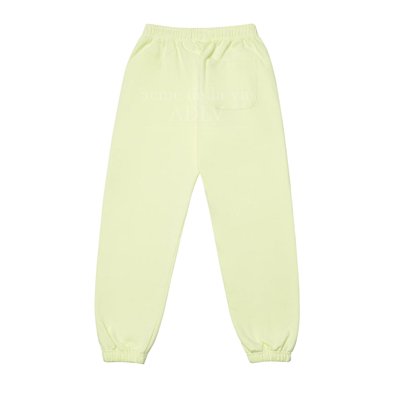アクメドラビ(acme' de la vie) AV COLOR EMBOIDERY LOGO PANTS LIGHT YELLOW