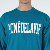 アクメドラビ(acme' de la vie)   BIG CRACK LOGO LONG SLEEVE T-SHIRT DARK MINT