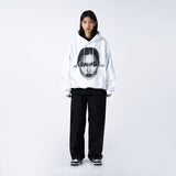 アクメドラビ(acme' de la vie) ACMEDELAVIE FACE HOODIE WHITE