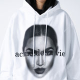 アクメドラビ(acme' de la vie) ACMEDELAVIE FACE HOODIE WHITE