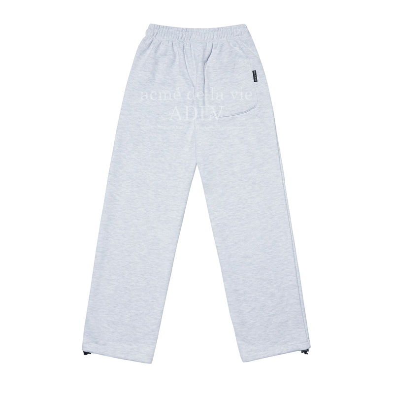 アクメドラビ(acme' de la vie)  H VER CROP SETUP SWEAT PANTS MELANGE
